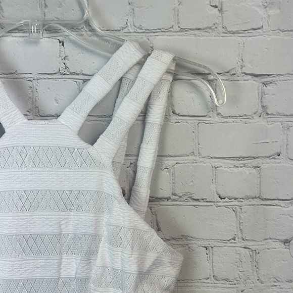 Emerald Sundae White Fit and Flare Dress Juniors Size Small Homecoming - Picture 3 of 5